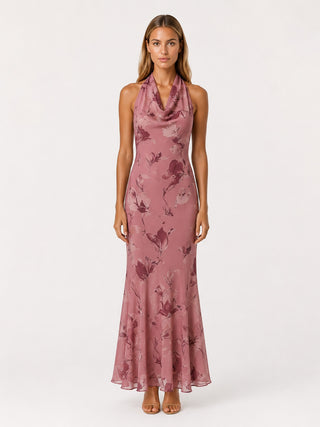 Bloom Pink Floral Maxi Dress