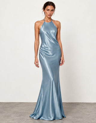 Cindy Baby Blue Maxi Dress