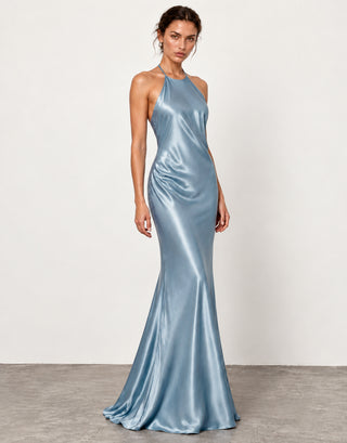 Cindy Baby Blue Maxi Dress