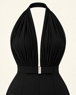 Calista Black Mini Dress