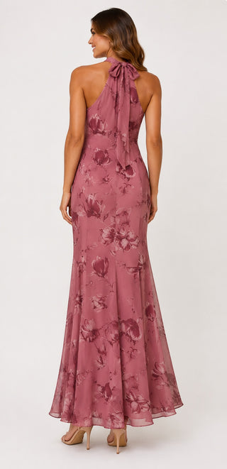 Bloom Pink Floral Maxi Dress