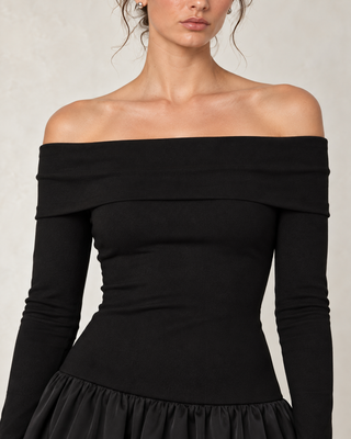 Lyra  Black Mini  Dress