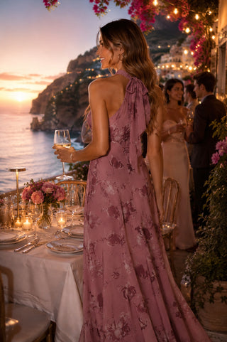 Bloom Pink Floral Maxi Dress