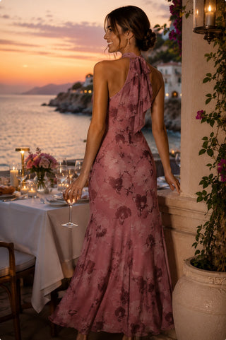 Bloom Pink Floral Maxi Dress