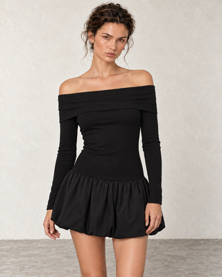 Lyra  Black Mini  Dress