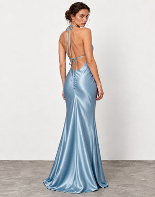 Cindy Baby Blue Maxi Dress