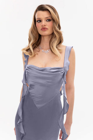 Caroline Dress (Dark Purple)