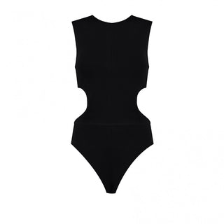 Sculpted Elegance Cut-Out Bodysuit