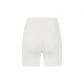 Seamless Ribbed High-Waist Bike Shorts