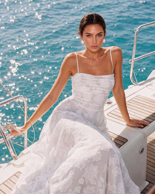 Arabella White Floral Maxi Dress