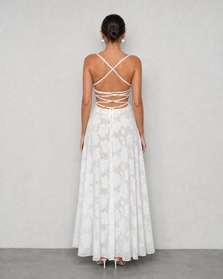 Arabella White Floral Maxi Dress
