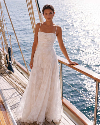Arabella White Floral Maxi Dress