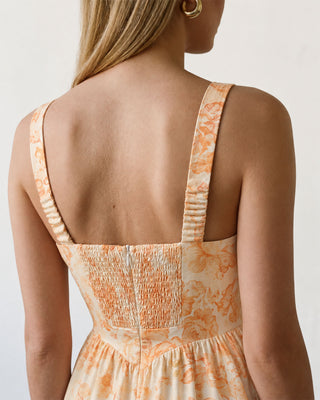 Lilou Floral Orange Mini Dress