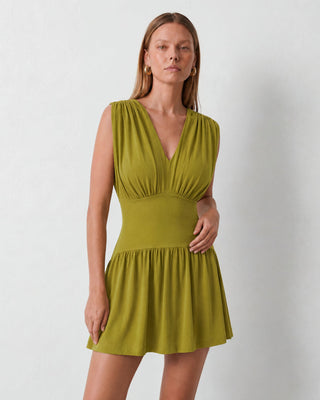 Mira Green Mini Dress