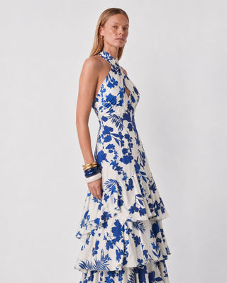 Azzura Blue Floral Maxi Dress