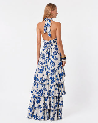 Azzura Blue Floral Maxi Dress