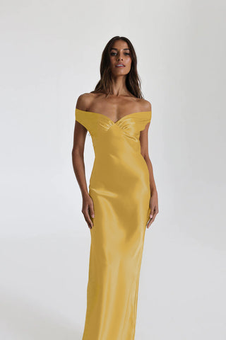 Bridget Dress in Butter Yellow