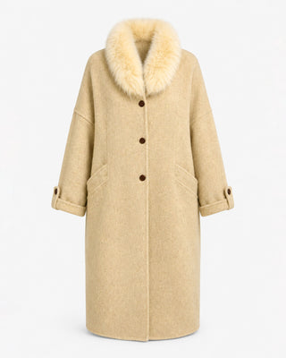 Emma Fur-Collar Coat
