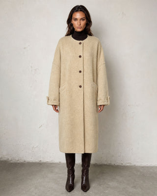 Emma Fur-Collar Coat