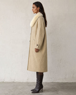 Emma Fur-Collar Coat