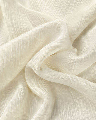 Leonie Ivory Scarf-Neck Layered Maxi Dress