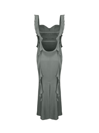 Caroline Dress (Dark Green)