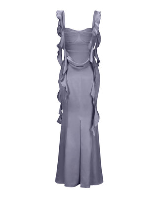 Caroline Dress (Dark Purple)