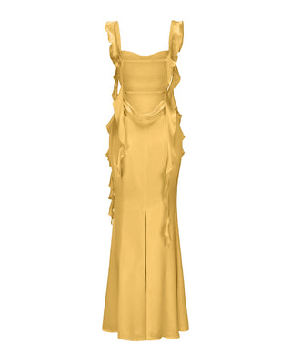 Caroline Dress (Dark Yellow)