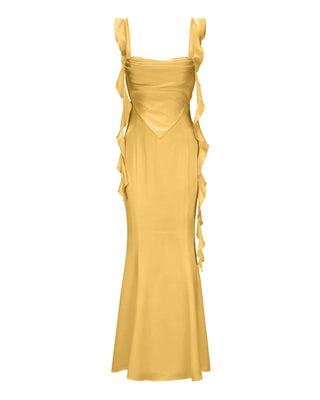 Caroline Dress (Dark Yellow)