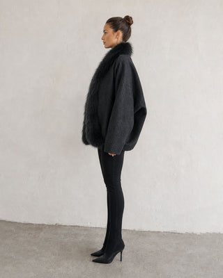 Nora Fur-Trim Jacket