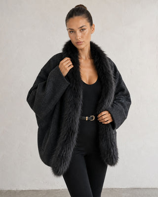 Nora Fur-Trim Jacket
