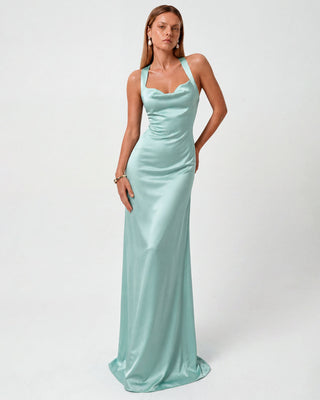 Ocean Green Maxi Elbise