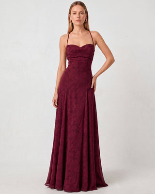 Arabella Bordo Maxi Elbise