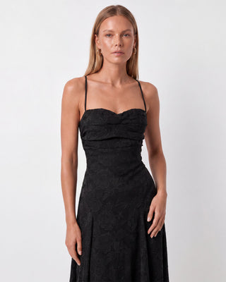 Arabella Siyah Maxi Elbise