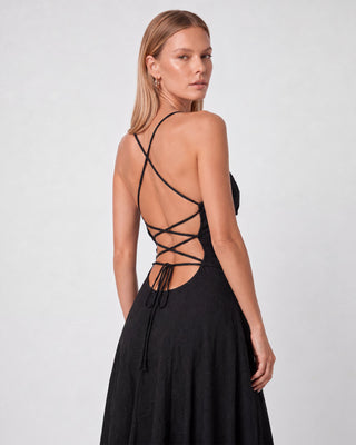 Arabella Siyah Maxi Elbise