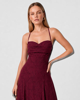 Arabella Bordo Maxi Elbise