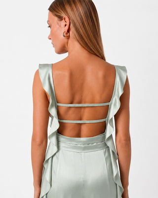 Caroline Seafoam Green Maxi Dress