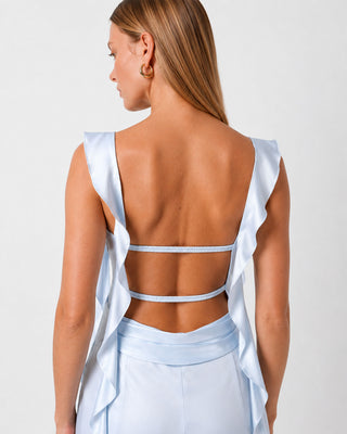 Caroline Baby Blue Maxi Dress