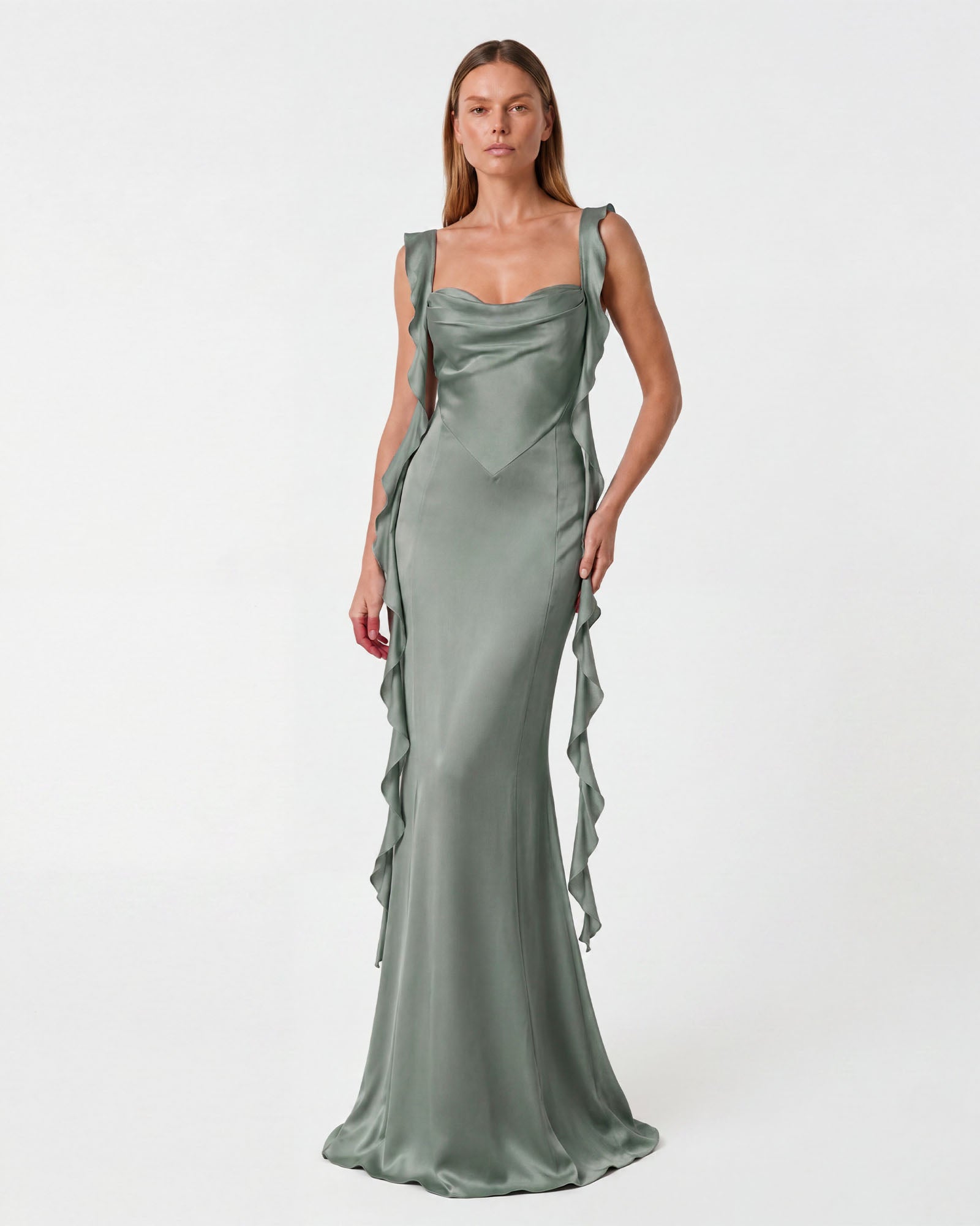 caroline green dress Caroline Sweater Dress Green - Green Sweater Dress