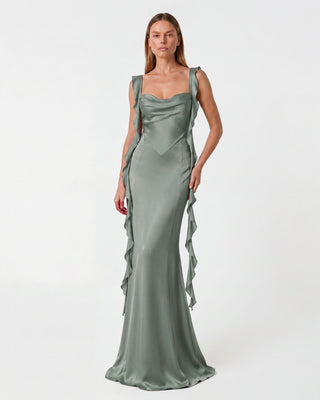 Caroline Dress (Green) Magdarl Caroline Dress (Green) Magdarl