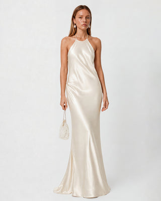 Cindy Ivory Maxi Elbise