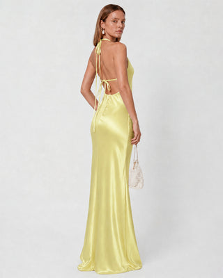 Cindy Yellow Maxi Dress