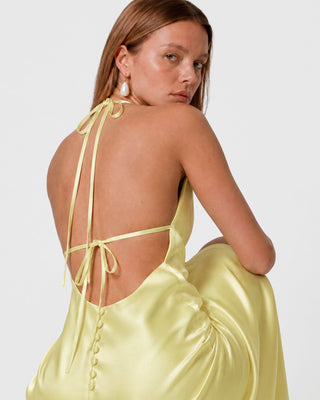 Cindy Yellow Maxi Dress