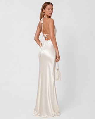 Cindy Ivory Maxi Elbise
