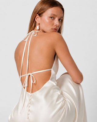 Cindy Ivory Maxi Elbise