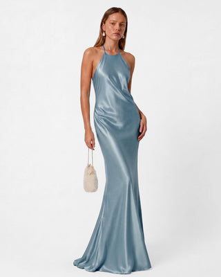 Cindy Baby Blue Maxi Dress