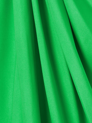 Emerald Elegance Asymmetric Knot Dress