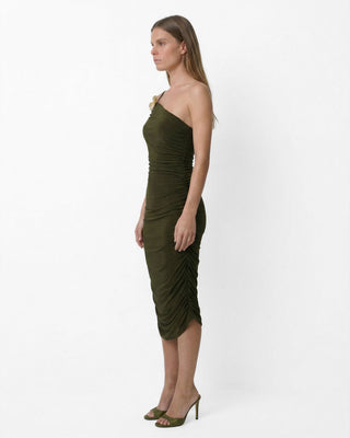 Elyra Green Dress