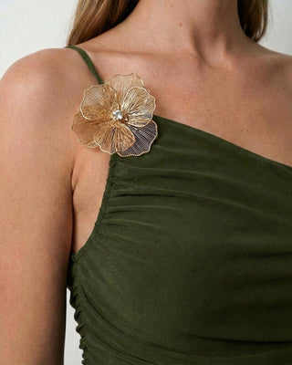 Elyra Green Dress