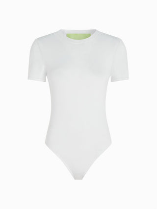 Classic White Seamless Bodysuit